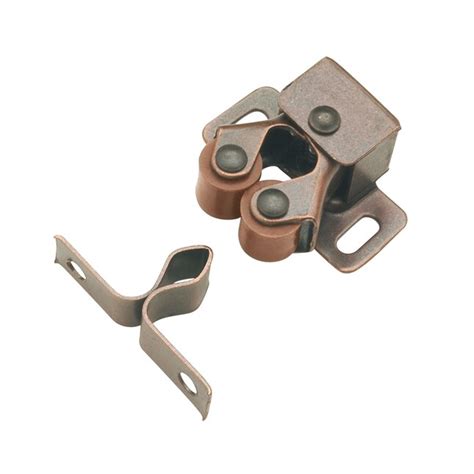 Hickory Hardware 31.75-mm Bronze Roller Catch Cabinet Latch (25-Pack ...