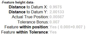 Image result for True Position Chart Printable