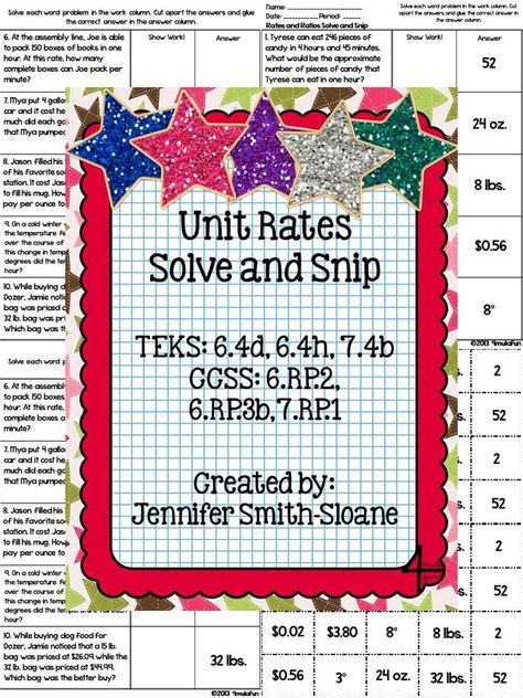 Image result for Data Chart Math Unit Rate