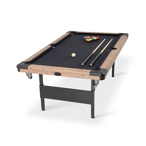 Amazon.com : GoSports 7 ft Portable Pool Table - No Assembly Required ...