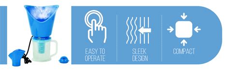 RCSP 3 In 1 Steam Vaporizer, Cough Steamer, Nozzle Inhaler & Nose ...