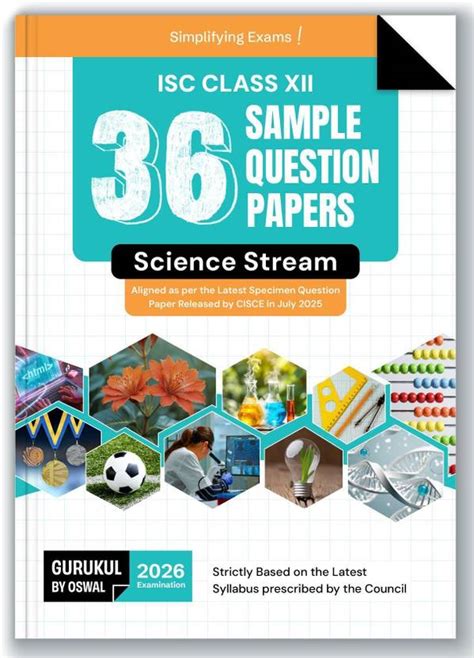 Gurukul By Oswal 36 Sample Question Papers ISC Science Stream Class 12 ...