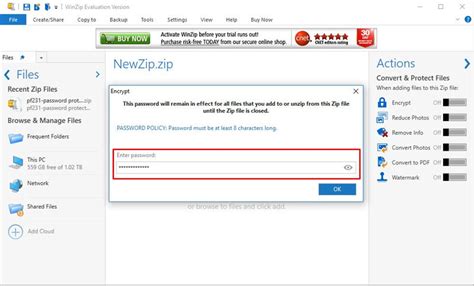 Image result for Add Password to Zip File
