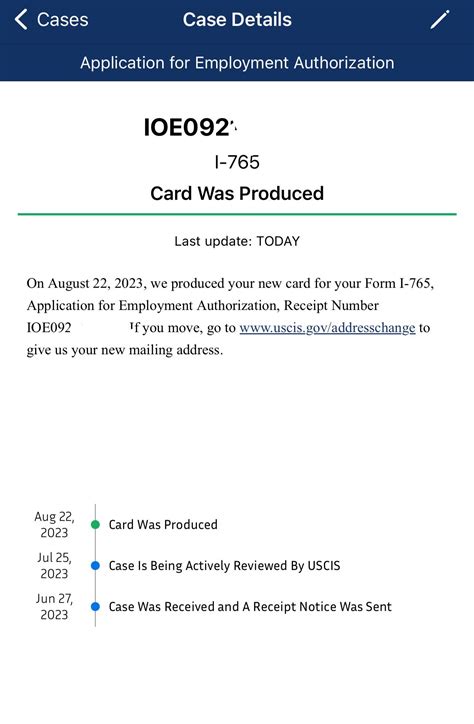 EAD Card produced - waiting time to get it? : r/USCIS
