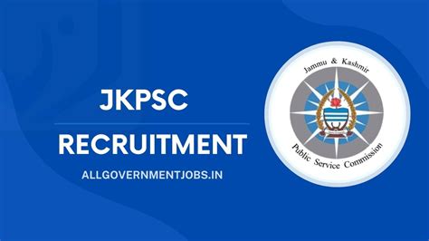 JKPSC Recruitment 2025 - Apply Online for 65 Assistant Professor Posts