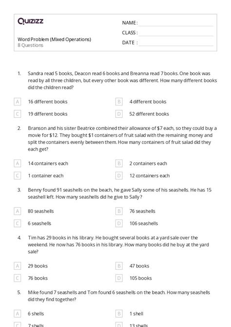 Image result for 3rd Grade Math Problems Mixed Operations