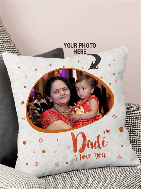 Buy | Dadi Love Mothers Day Personalized Cushion | Tied Ribbons