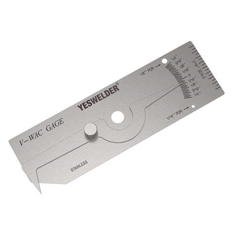 YESWELDER V-WAC Single Weld Gage Inch Inspection Gauge : Amazon.in ...