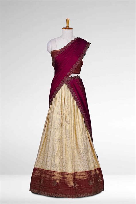 Graceful Half Sarees Online – Traditional Elegance by Anantham Silks