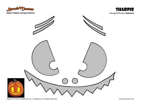 Printable Pumpkin Patterns, Pumpkin Template, Pumpkin Carving Patterns ...