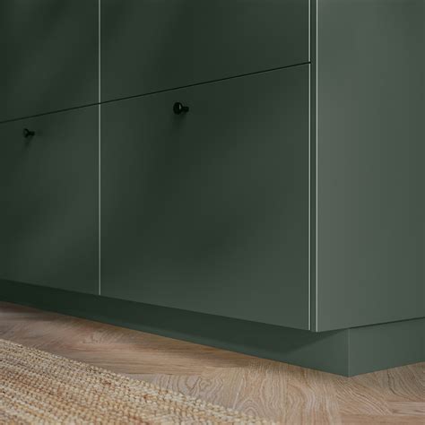 HAVSTORP plinth, deep green, 220x8 cm (865/8x31/8") - IKEA