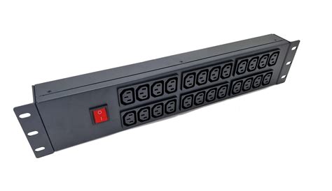 Horizontal 2U 24-way IEC C13 16A PDU
