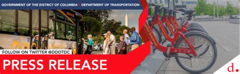 DDOT Press Release: DDOT Announces DC PARK(ing) Day 2018 Participants