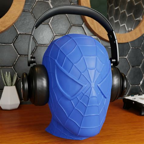 Файл STL Держатель для наушников Spiderman HEADPHONES HOLDER 🦸‍♂️ (OBJ ...