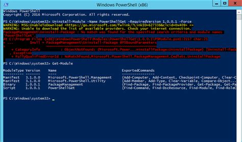 Image result for Microsoft PowerShell Uninstall