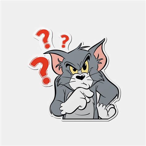 Buy Tom And Jerry - Quizy Tom Fridge Magnet - The Peppy Store