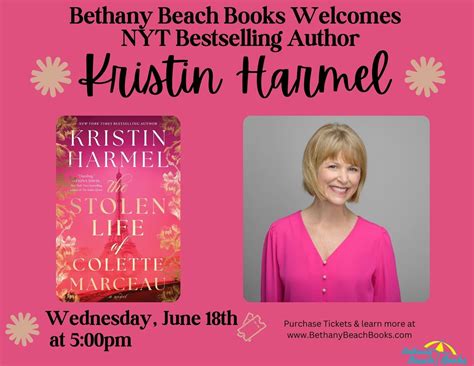 Kristin Harmel — Bethany Beach Books