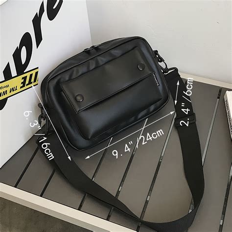 Men's Solid Crossbody Bag with Zipper – CRAZE
