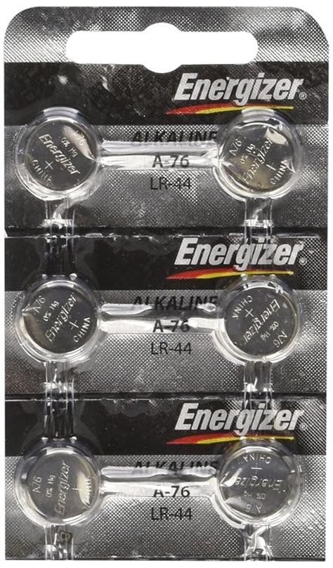 Energizer LR44 1.5V Button Cell Battery x 6 Batteries (Replaces: LR44 ...