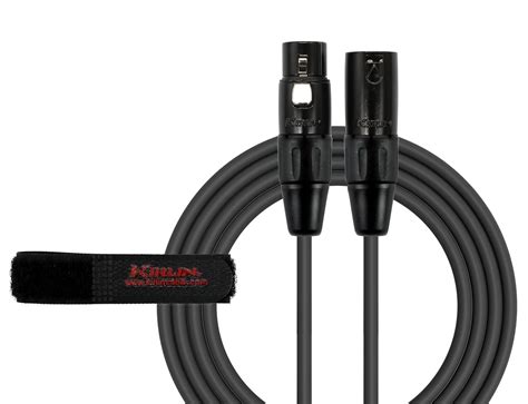 KIRLIN Cable MPC Microphone Cable, XLR, Black, 50FT (MPC-270PB-50/BK ...