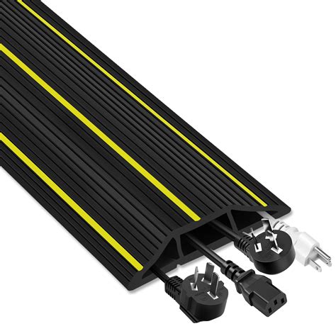 Floor Cable Cover, 2 Meters Floor Cable Protector, Outdoor Wire Cover 3 ...