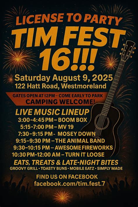 TimFest, 122 Hatt Rd, Westmoreland, NH 03467-4303, United States, 9 ...