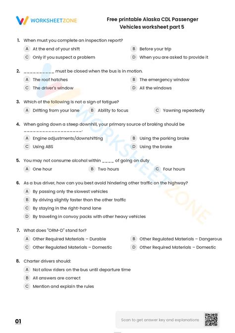 Image result for CDL Practice Test Worksheet