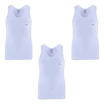 EURO Kid's 100% Cotton Standard Solid (Pack of 3) Jr Micra Vest Round ...