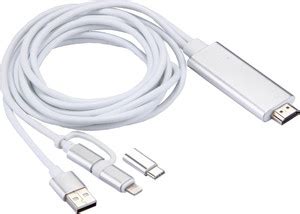 microware Lightning Cable 1.8 m mmpl-3in1usbtypec8pin - microware ...