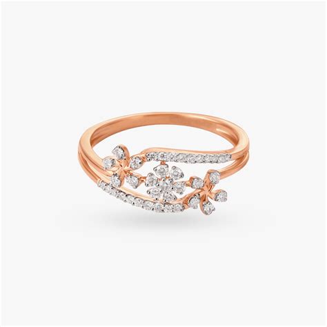 Dazzling Floral Diamond Ring