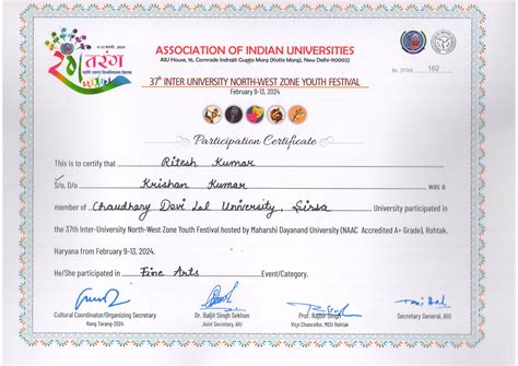 Activities | 37th Inter University Noth West Zone Youth Festival hosted ...