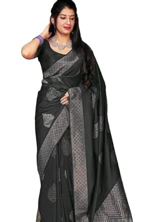 Buy Flosive Women's Present Banarasi Soft Lichi Silk Saree Beautiful ...