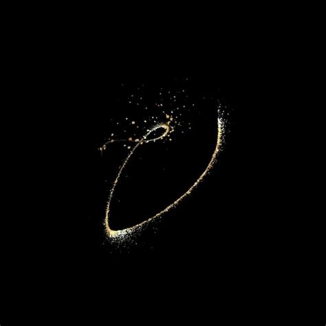 Ein schwarzer Hintergrund mit einem Kreis mit dem Wort „Gold“ darauf ...