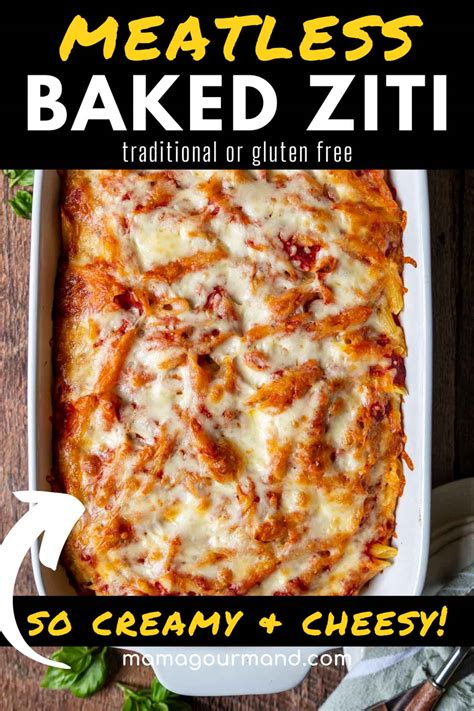 Meatless Baked Ziti Without Ricotta at Victor Bartlett blog