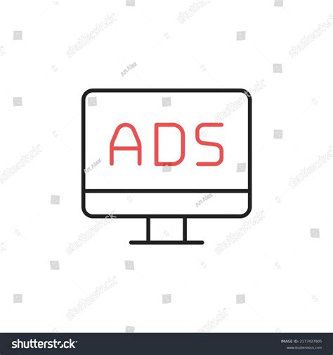 Cartoon Image of Advertisement On Computer Screen 的图像结果
