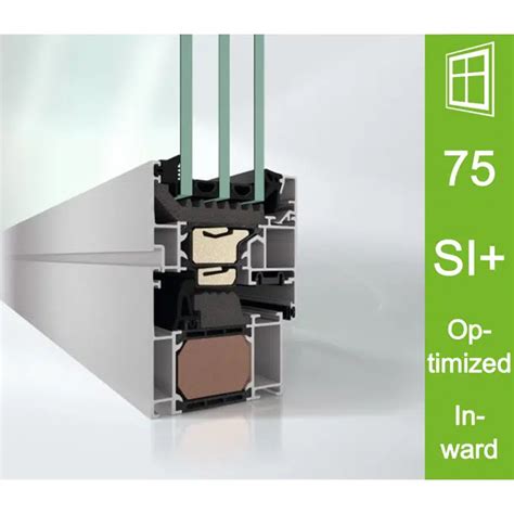 BIM objects - Free download! Window AWS 75.SI+optimized, Inward opening ...
