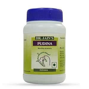 DR. JAIN'S Pudina Powder, Gives Fresh & Natural Glow, For Face & Skin ...