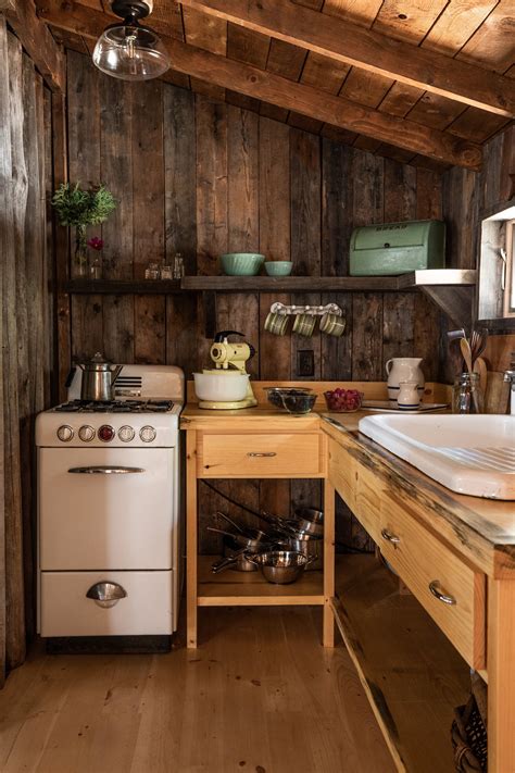 Rock Camp — Jocelyn O Dickson Architecture | Tiny cabin kitchen, Cabin ...