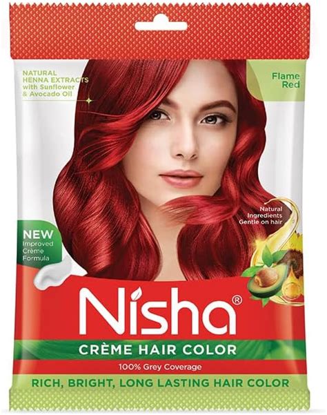 Nisha Cream Hair Color Rich Bright Long Lasting Hair Colouring For ...