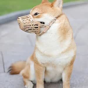 RoverPets Dogs Mouth Cover muzzles | Anti-Biting Soft Plastic Dog ...