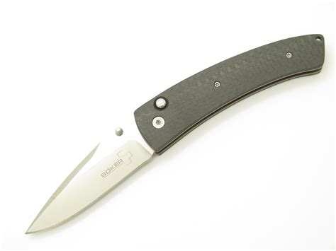 Boker Plus 01BO026 Elegance Carbon Fiber 440C Gentleman Folding Pocket ...