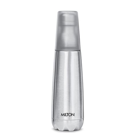 Milton Vertex 750 Thermosteel Water Bottle with Unbreakable Plastic ...