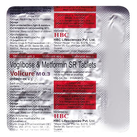 Voglyson M 0.3 Tablet 15's Price, Uses, Side Effects, Composition ...