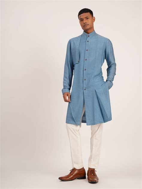 TRENCH STYLE KURTA SET – Curato