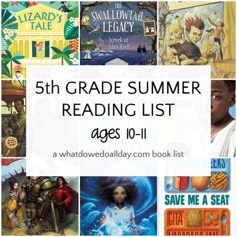 5th Grade Summer Reading List - Recommended Books