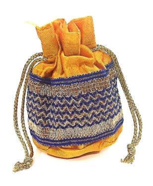 Yellow Potli Bag (Product Code 1935) at Rs 64.00