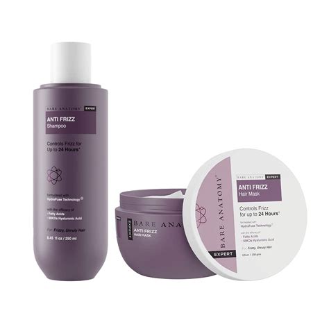 Buy Bare Anatomy Anti Frizz Shampoo + Hair Mask Kit | Frizz Control ...