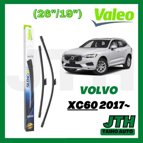 TAIHOAUTO VALEO Wiper Set 26" + 19" for Volvo XC60 2017 ~ Windshield Wiper Blade Made In Germany ...