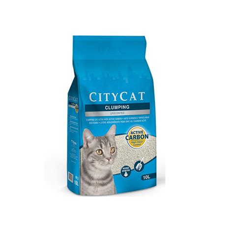 Citycat Unscented Clumping Cat Litter 10L – EgyPuppy Pet Shop Online