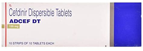 ADCEF 125MG TAB DT – INDMED